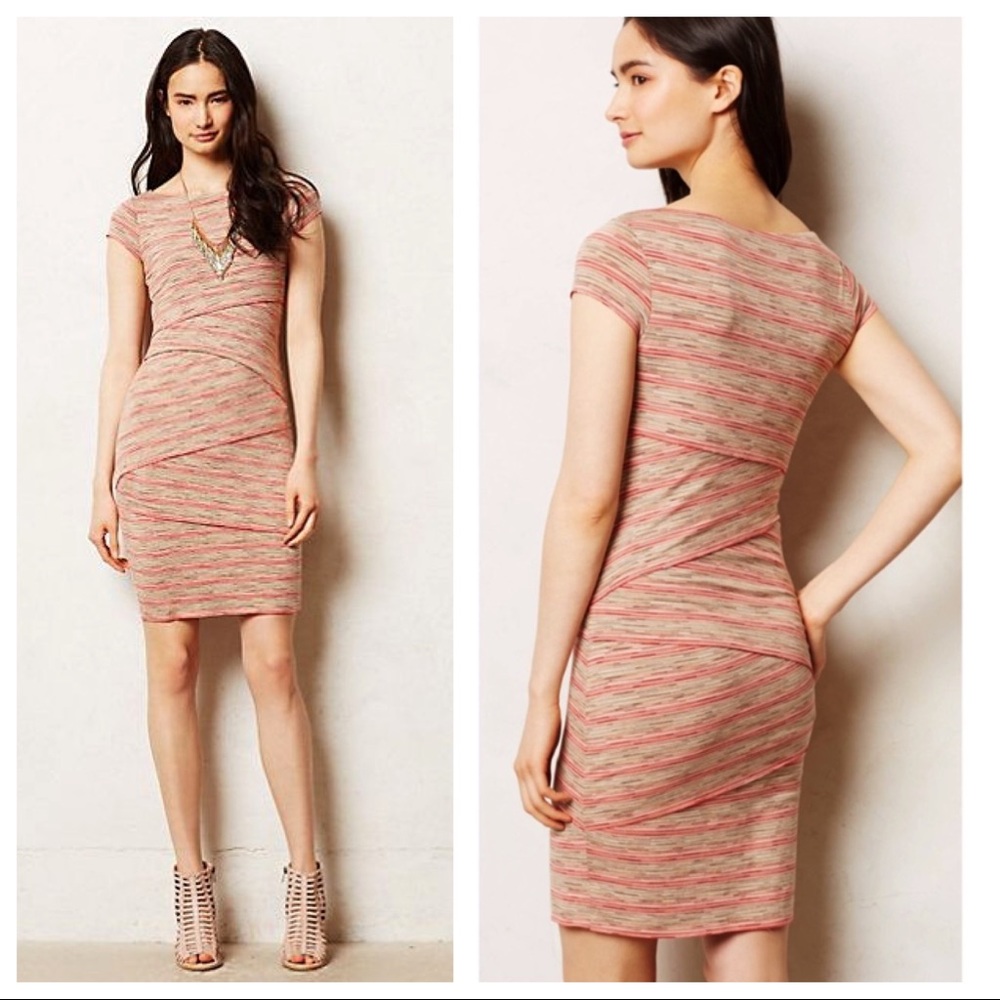 Anthropologie XS Knit Sorrell Column‎ Sheath Dress
